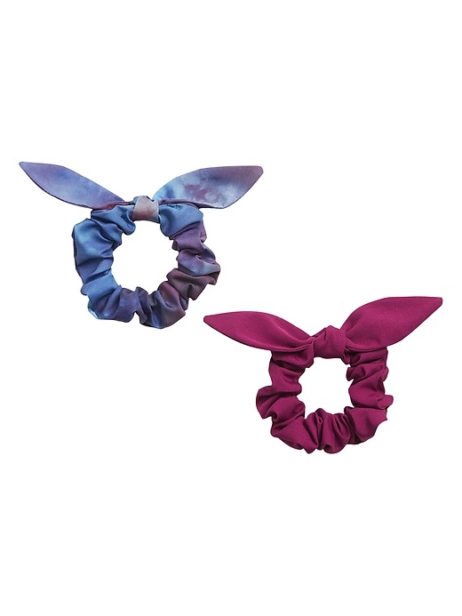 View large product image 1 of 1. Bow Scrunchie 2-Pack
