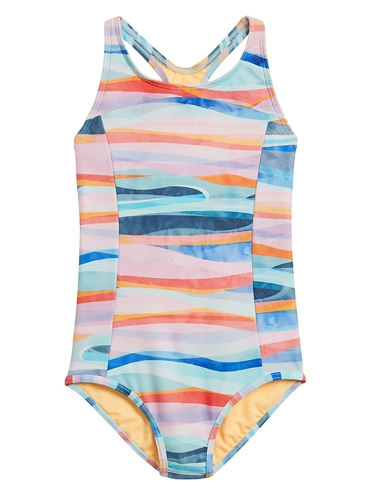 View large product image 1 of 2. Athleta Girl Wave Break One Piece