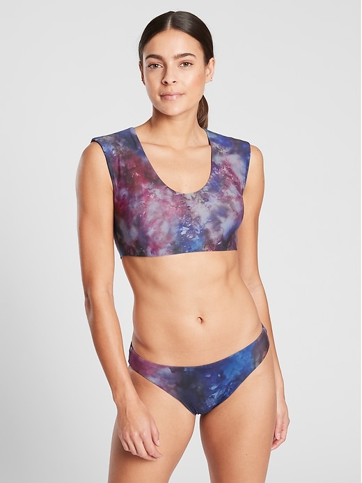 1 of 8 showing, with the color Multi of product Supernova Entwined Crop Bikini Top