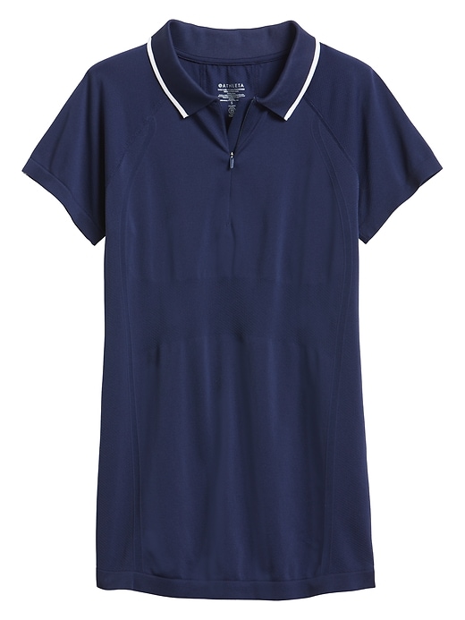 View large product image 1 of 1. Momentum Seamless Polo Tee