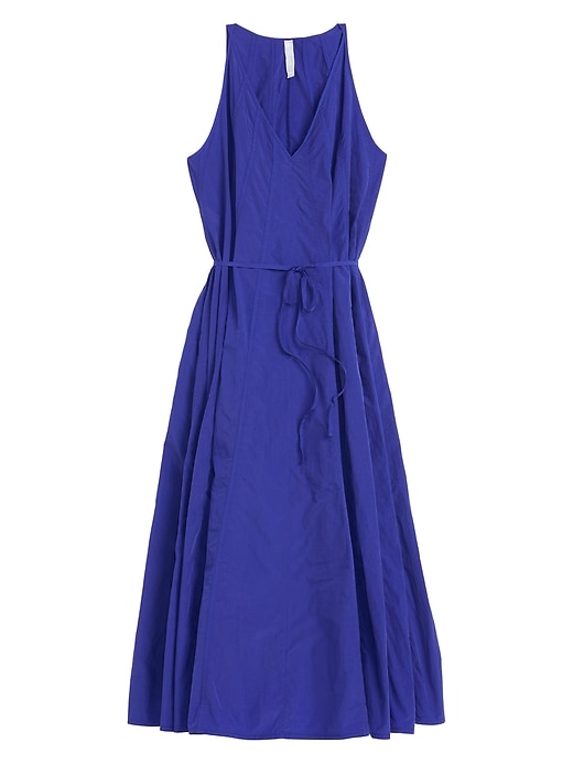 1 of 8 showing, with the color Poseidon Blue of product Canopy Parachute Dress