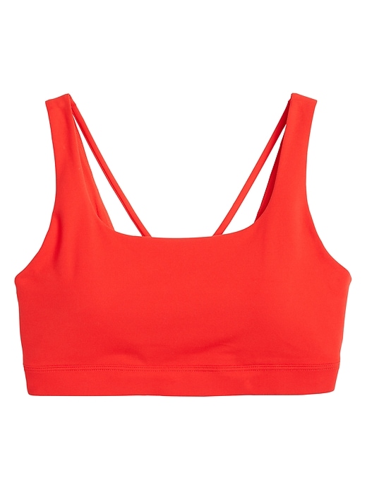 1 of 8 showing, with the color Timeless Red of product Exhale Bra D-DD+