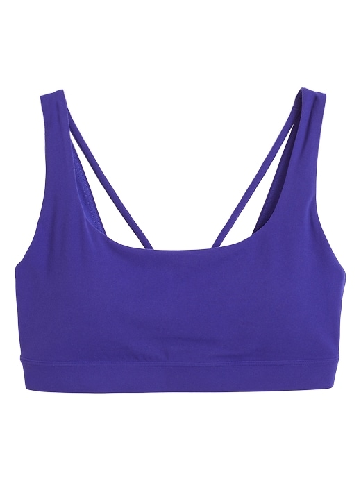 1 of 8 showing, with the color Poseidon Blue of product Exhale Bra D-DD+