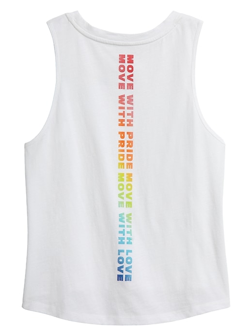 View large product image 2 of 2. Organic Daily Pride Crop Tank