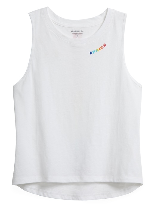View large product image 1 of 2. Organic Daily Pride Crop Tank