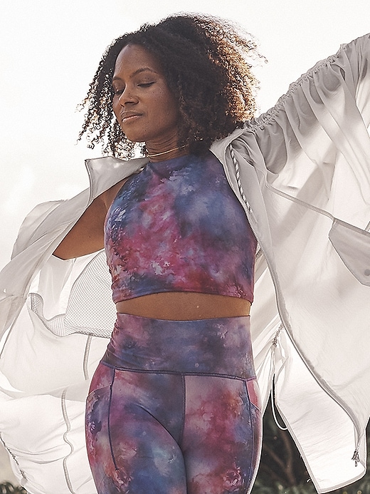 1 of 8 showing, with the color Supernova of product Conscious Crop Bra A-C