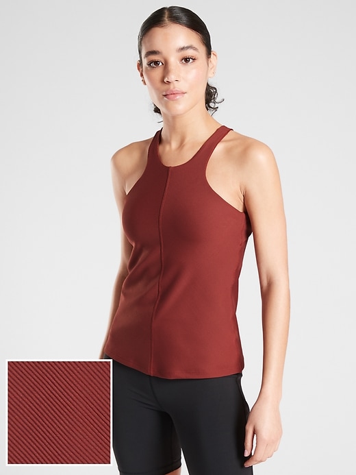 1 of 8 showing, with the color Russet Brown of product Intensity Support Top in SuperSonic