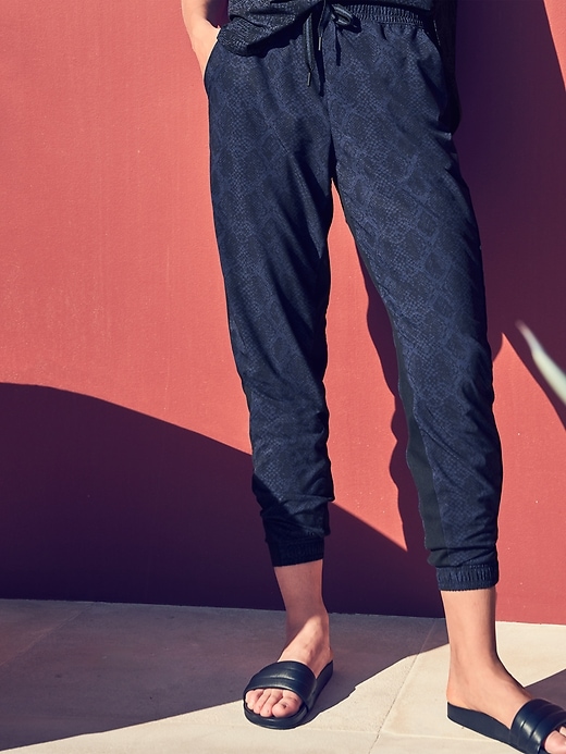Image number 1 showing, Printed Brooklyn Jogger