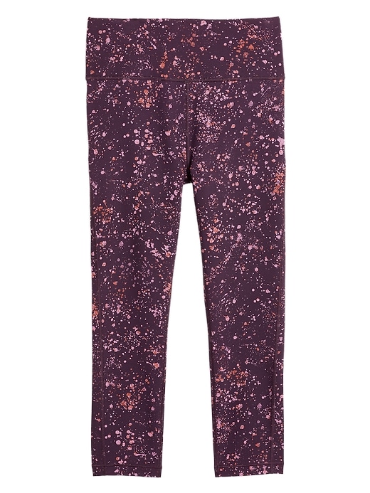 1 of 8 showing, with the color Agate Purple of product Ultimate Stash Pocket Splatter Capri