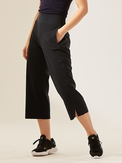 1 of 8 showing, with the color Navy of product Cosmic Crop Pant