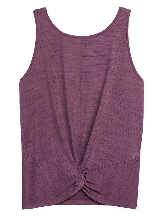 View large product image 1 of 1. Essence Spacedye Twist Tank