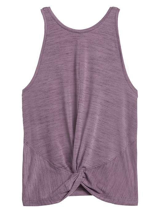 1 of 8 showing, with the color Agate/ Volcanic Violet of product Essence Spacedye Twist Tank