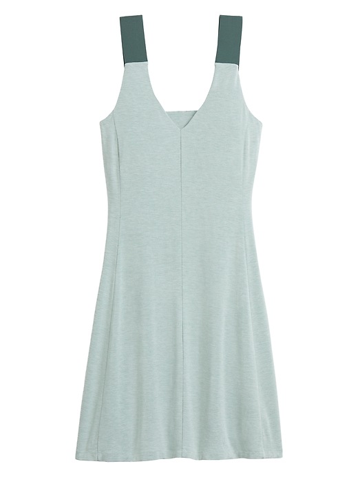 2 of 8 showing, with the color Opal Green Heather of product Santorini Support Dress
