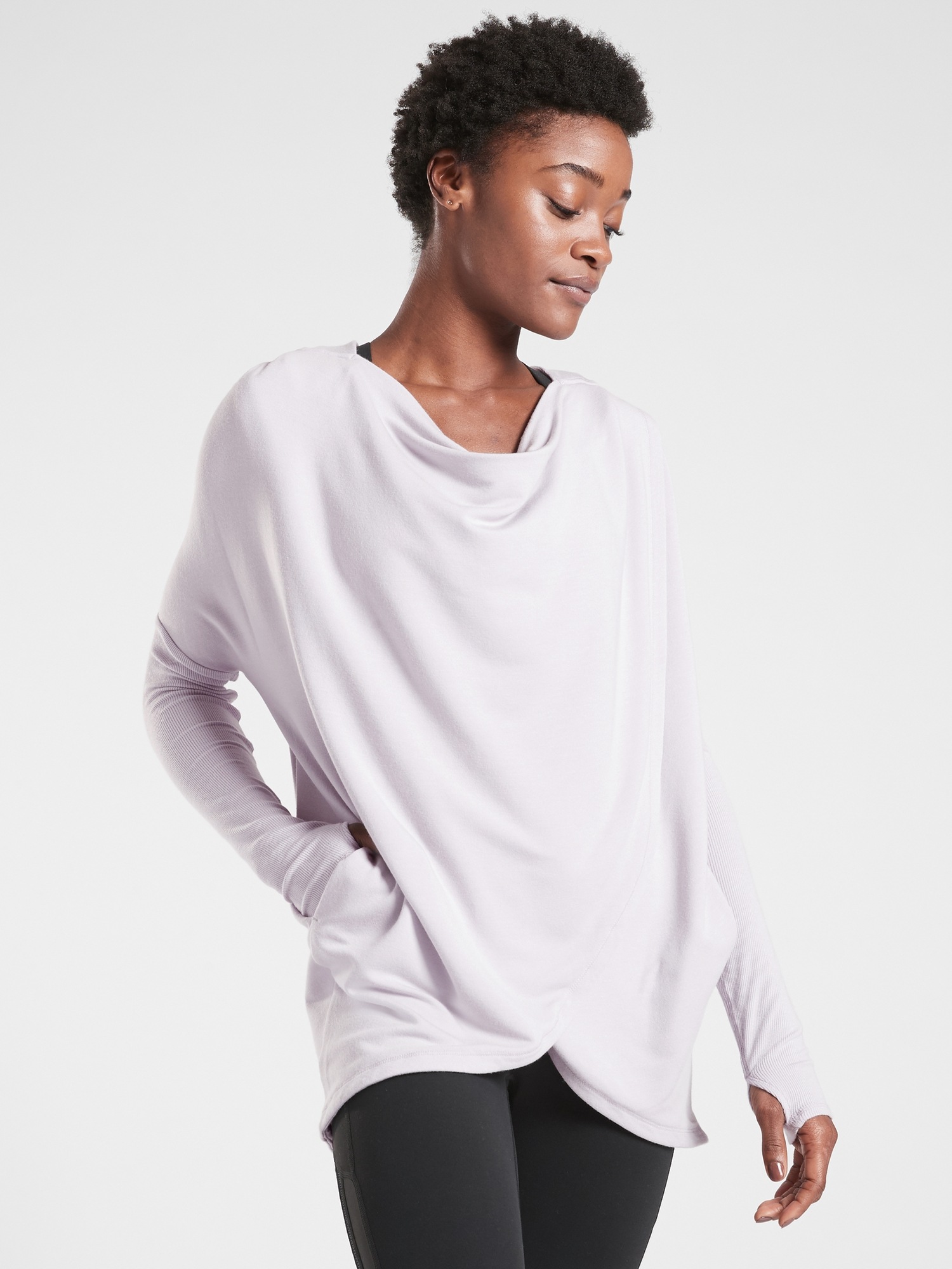 wrap sweatshirt