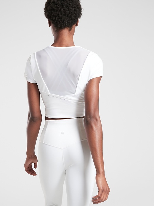 2 of 8 showing, with the color Bright White of product It's A Wrap Tee