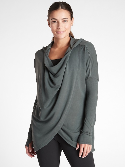 Athleta Purana Wrap Sweatshirt