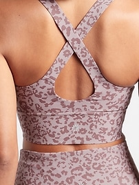 View large product image 3 of 3. Warrior Longline Printed Bra D&#45DD+