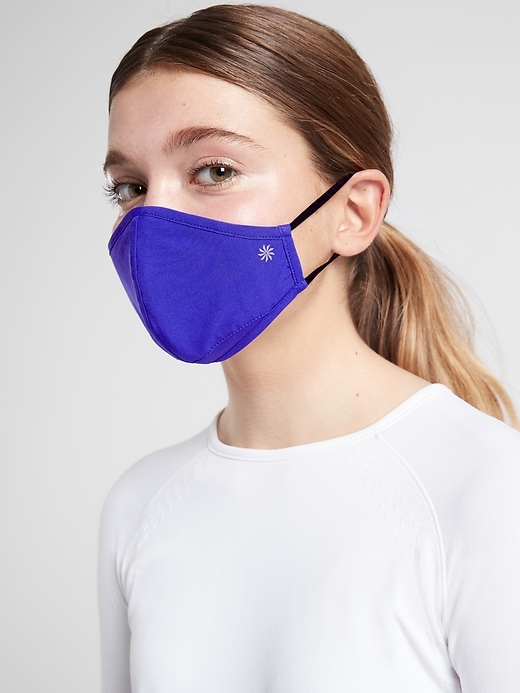 Image number 2 showing, Athleta Girl Made to Move Mask 3 Pack
