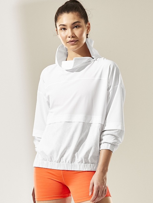 Run With It Half Zip Pullover Printed