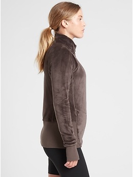 🆕Athleta Truckee XXS Fleece Jacket Gray