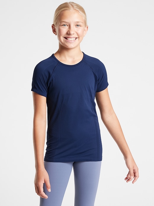 View large product image 1 of 2. Athleta Girl Power Up Tee