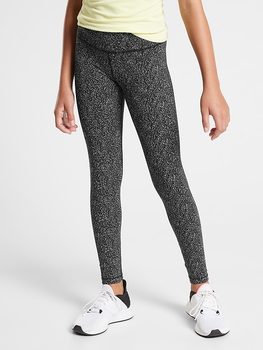 Image number 1 showing, Athleta Girl Chit Chat Textured Tight