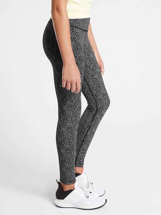 Image number 3 showing, Athleta Girl Chit Chat Textured Tight