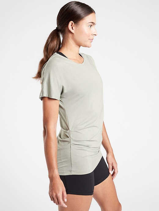 Image number 3 showing, Essence Pleated Tee