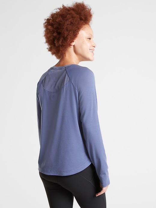 2 of 8 showing, with the color Stormy Sky of product Athleta Girl Comeback Top