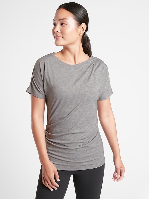 Essence Pleated Tee | Athleta