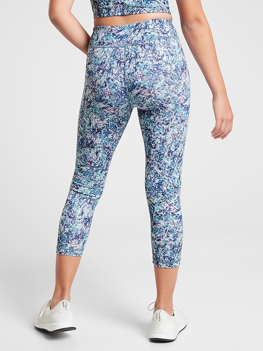 2 of 8 showing, with the color Astro Print of product Athleta Girl Printed Chit Chat Capri
