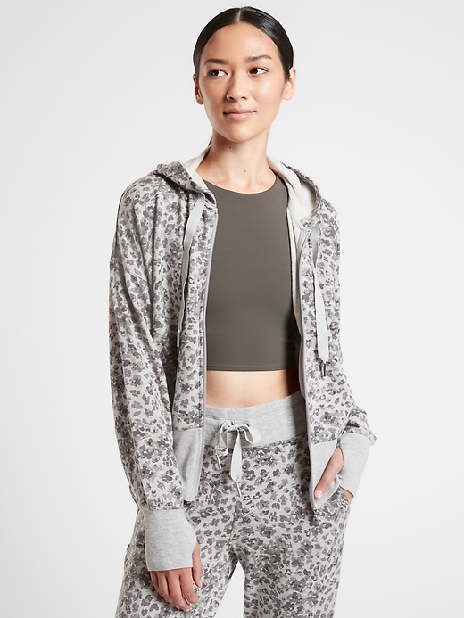 Athleta Balance Printed Sweatshirt. 1