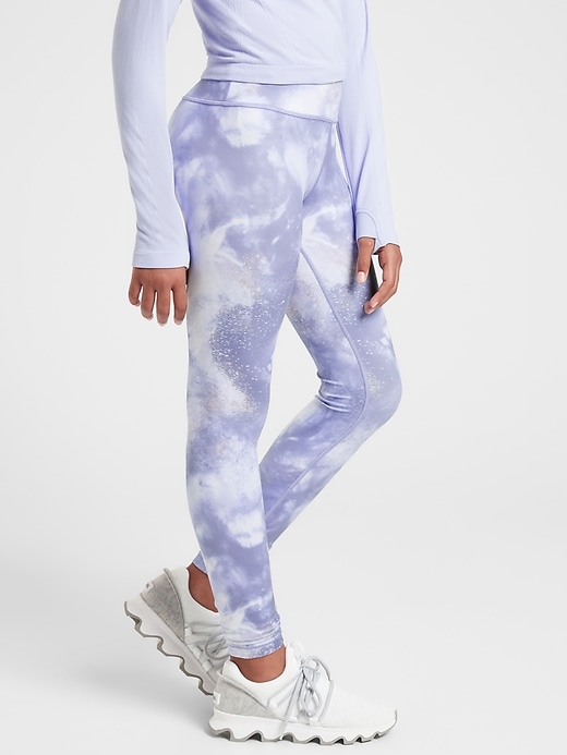 Image number 3 showing, Athleta Girl Printed Chit Chat Tight