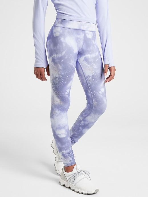Image number 1 showing, Athleta Girl Printed Chit Chat Tight