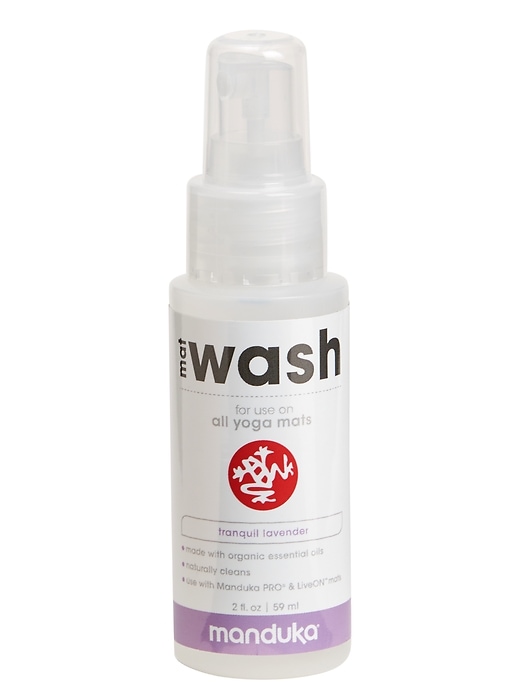 View large product image 1 of 2. Mat Wash Travel Spray by Manduka&#174