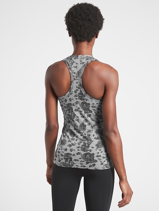 2 of 8 showing, with the color Osprey Grey of product Momentum Tank Spacedye Floral