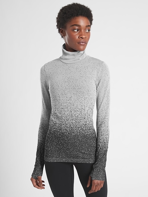 Athleta Flurry Blizzard Gradient Turtleneck. 1