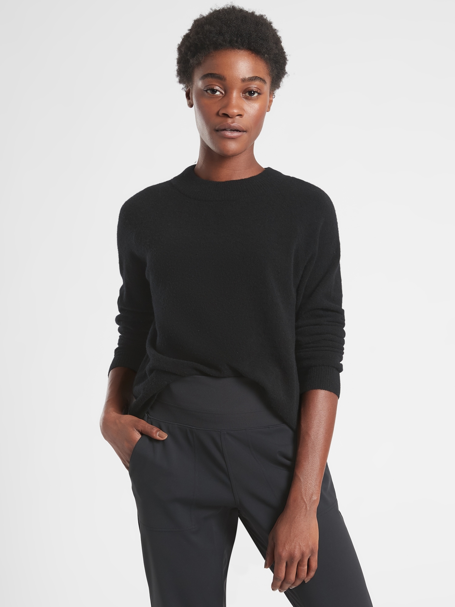 Athleta 2025 black sweater