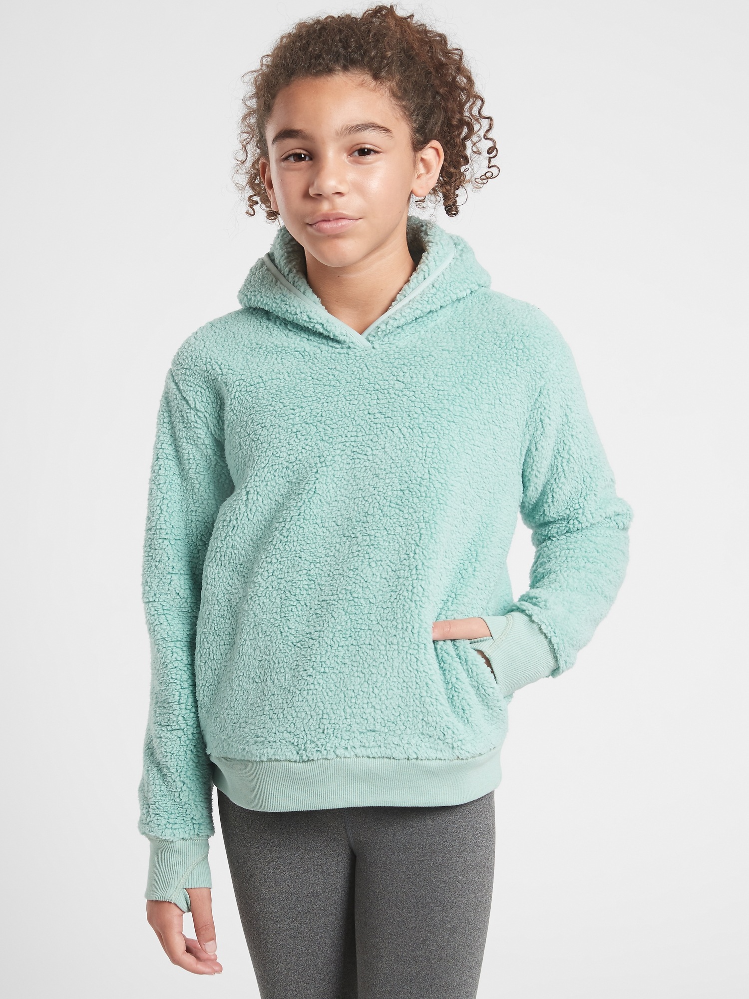 Athleta sherpa clearance sweatshirt