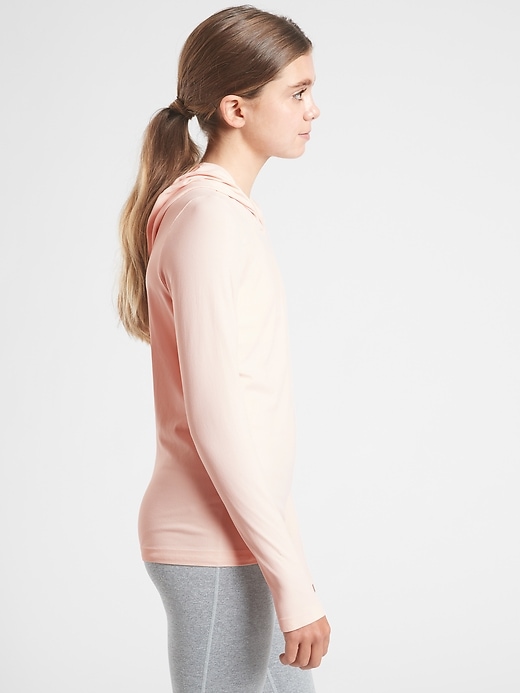 Image number 3 showing, Athleta Girl Power Up Hooded Top