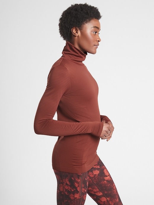 Image number 3 showing, Flurry Blizzard Seamless Turtleneck