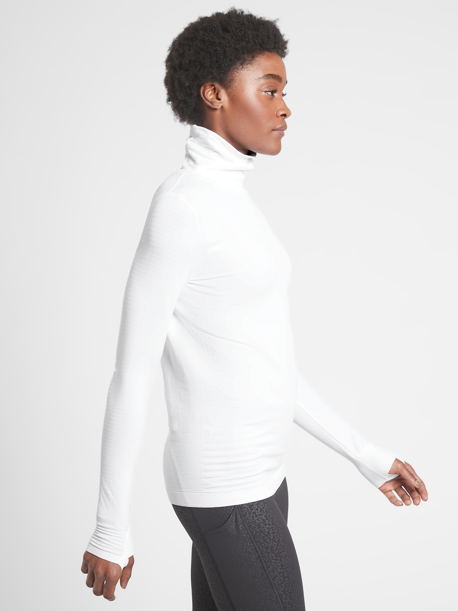 Flurry Blizzard Rib Turtleneck Athleta