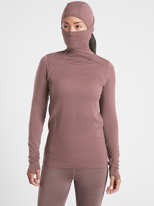 Image number 1 showing, Flurry Balaclava Rib Mix Solid