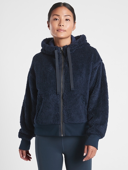 Image number 1 showing, Cozy Sherpa Reversible Jacket