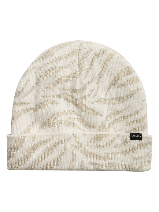 View large product image 2 of 2. Zebra Beanie