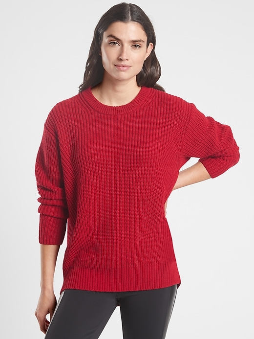 Athleta Cascades Crew Sweater. 1