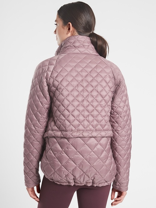 2 of 8 showing, with the color Flora Mauve of product Whisper Featherless Puffer Jacket