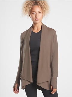 athleta wrap sweater