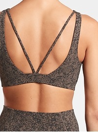 View large product image 3 of 3. Exhale Moonflower Jacquard Bra D&#45DD+