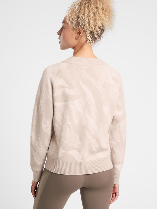 Image number 2 showing, Jacquard Crew Sweater